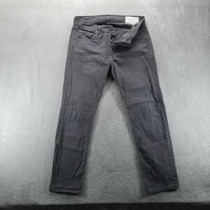 Rag & Bone Jeans Mens 32x30 Gray Fit 2 Slim Preppy Premium Denim